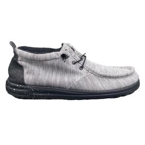 Hey Dude Men’s Wally Grey Slip On Loafer Size US 11